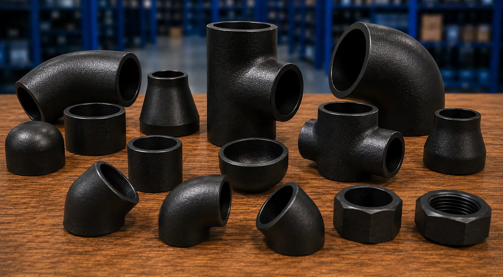 Black malleable iron pipe fittings supplier Riyadh Saudi Arabia