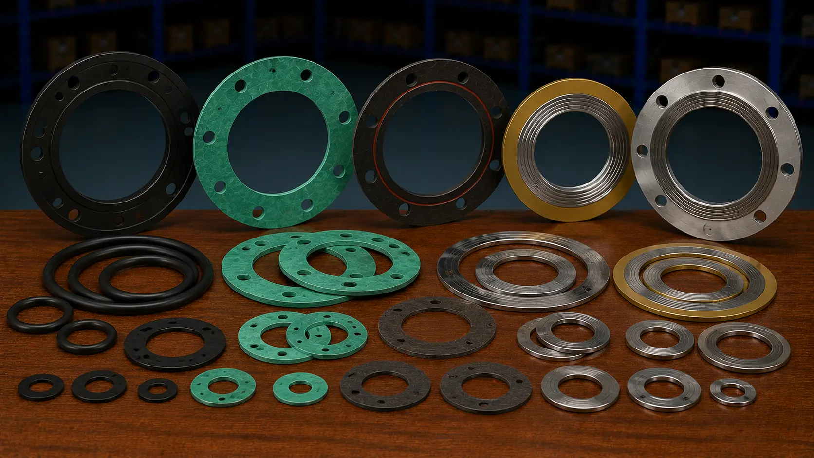 Gaskets spiral wound rubber non-asbestos Riyadh