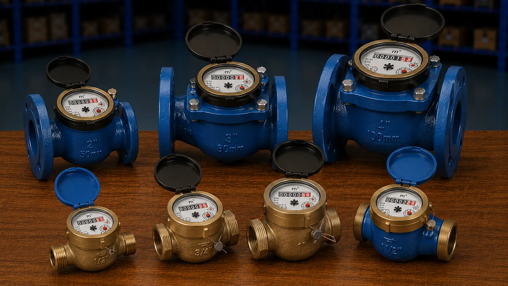 Water meter supplier Riyadh Saudi Arabia brass cast iron